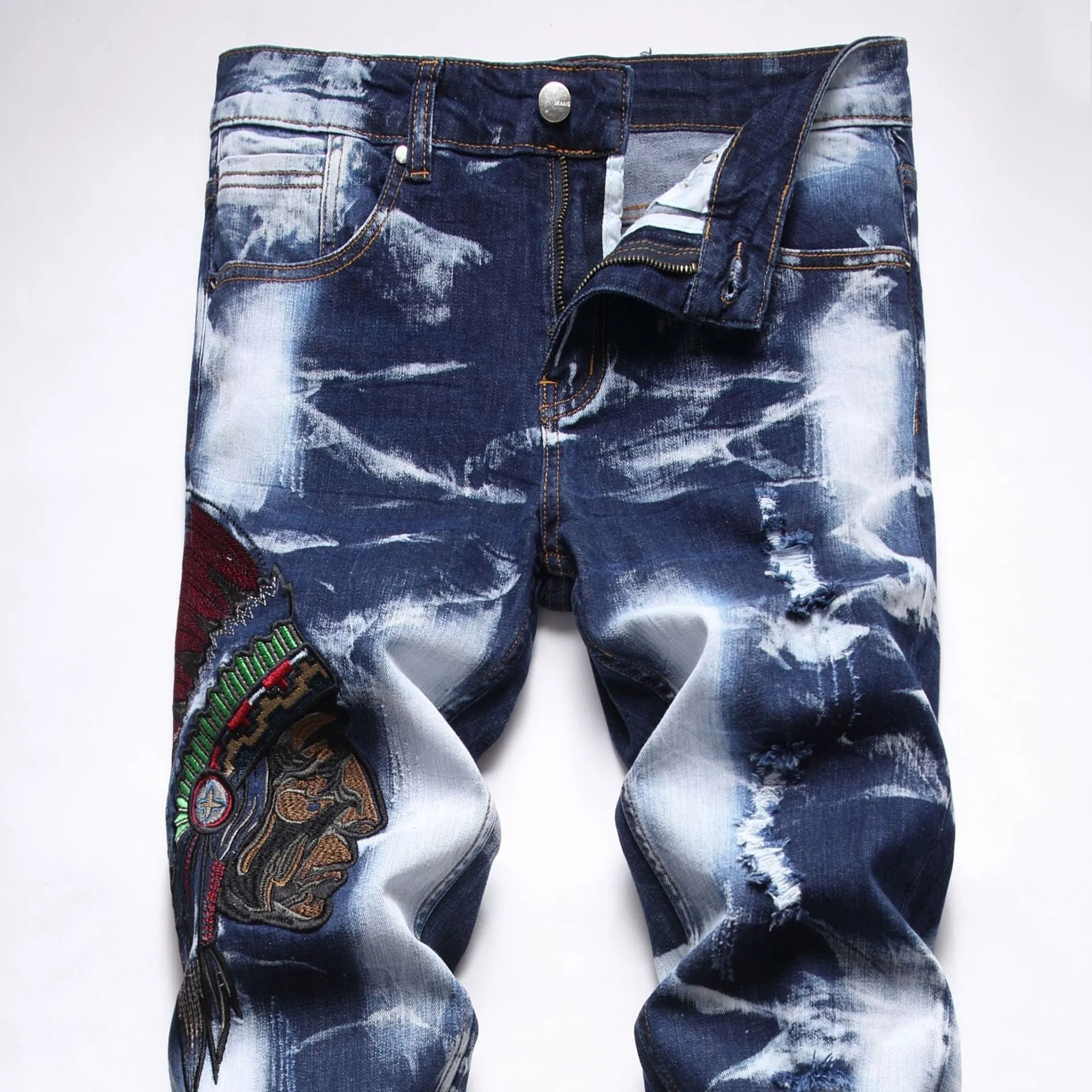 2023 ladies jeans ripped long flare pants boyfriend jeans for women stylish denim trousers