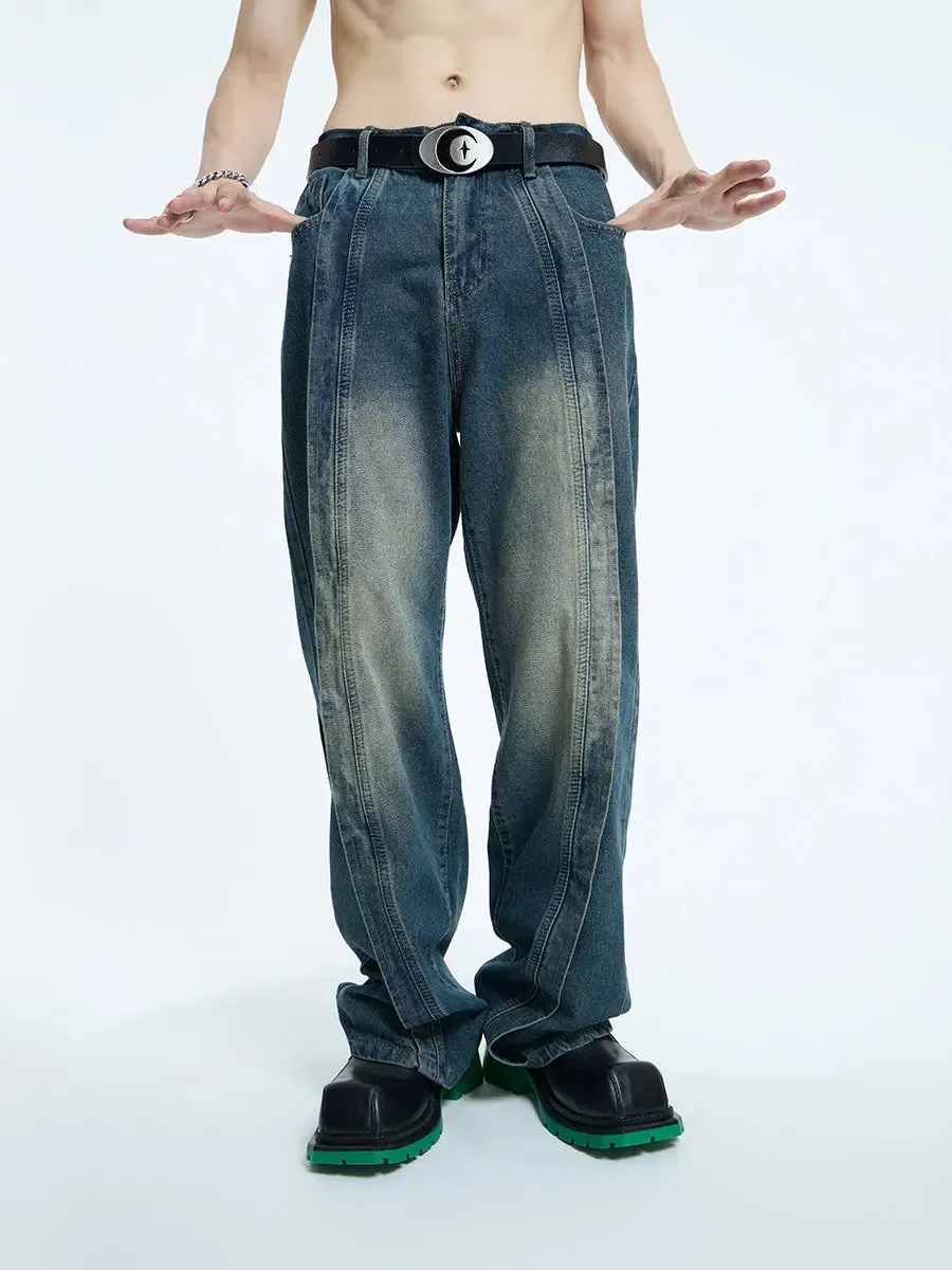 【23s September.】Hip-Hop Relaxed Straight Jeans