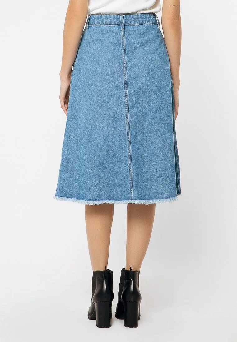 A-line Denim skirt