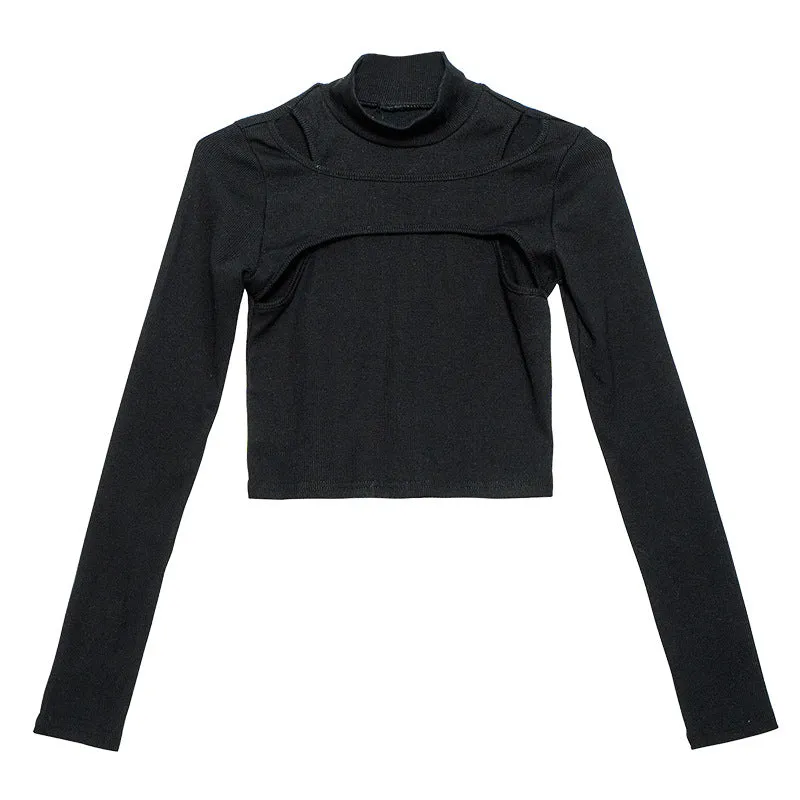 Acubi hollow high-neck top