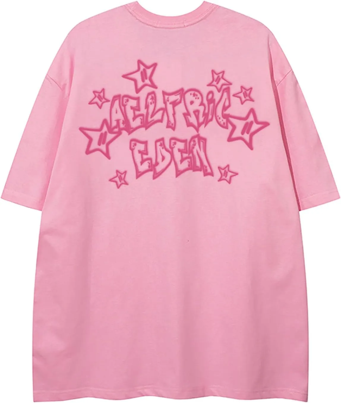 Aelfric Eden Women's Graphic Tees Oversized Tshirts Unisex Vintage Cartoon Print Streetwear Summer Tops Casual