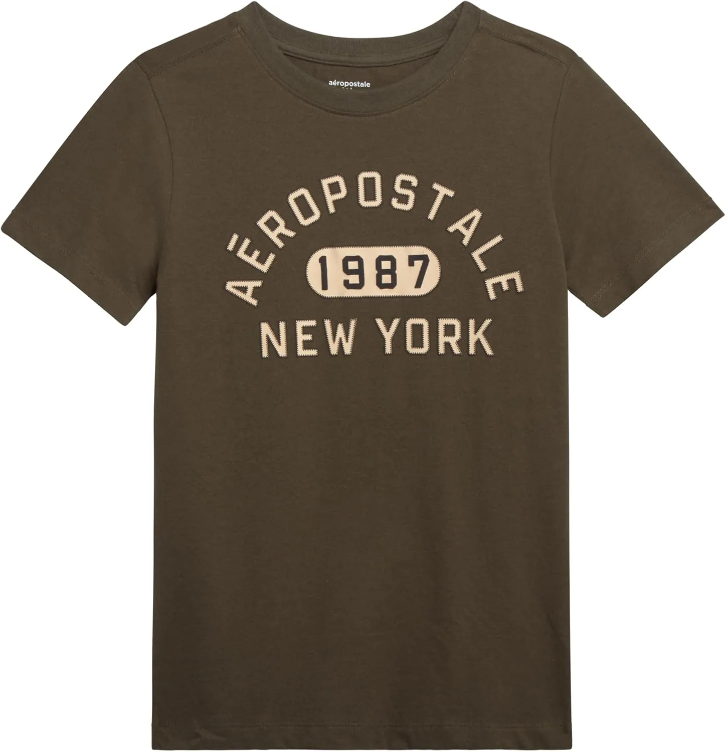AEROPOSTALE Boys Graphic Tees - Crewneck Pullover Short Sleeve Shirt Casual Tops Kids Youth Graphic Tee for Boys (Size: 8-16)