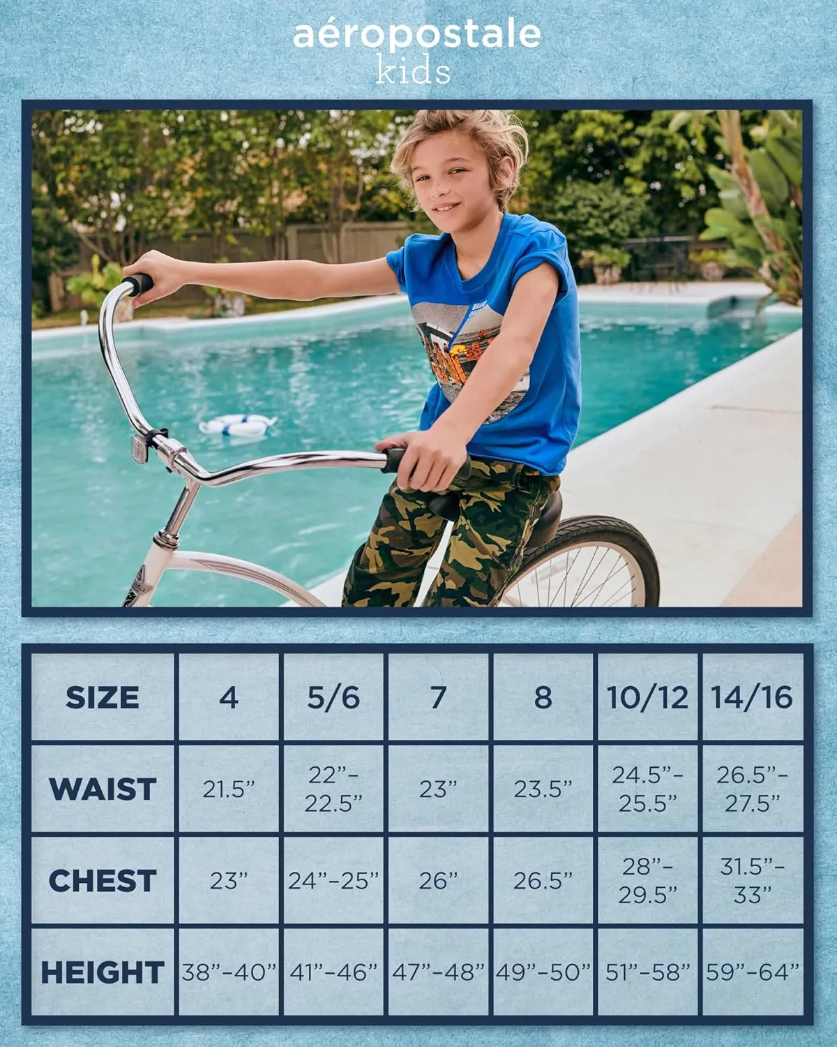 AEROPOSTALE Boys Graphic Tees - Crewneck Pullover Short Sleeve Shirt Casual Tops Kids Youth Graphic Tee for Boys (Size: 8-16)