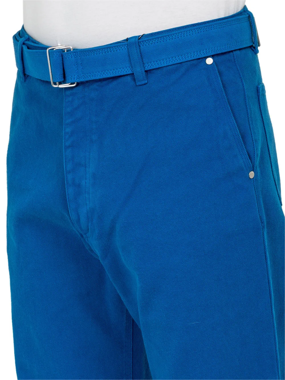 AMI Belted Loose-Fit Jeans