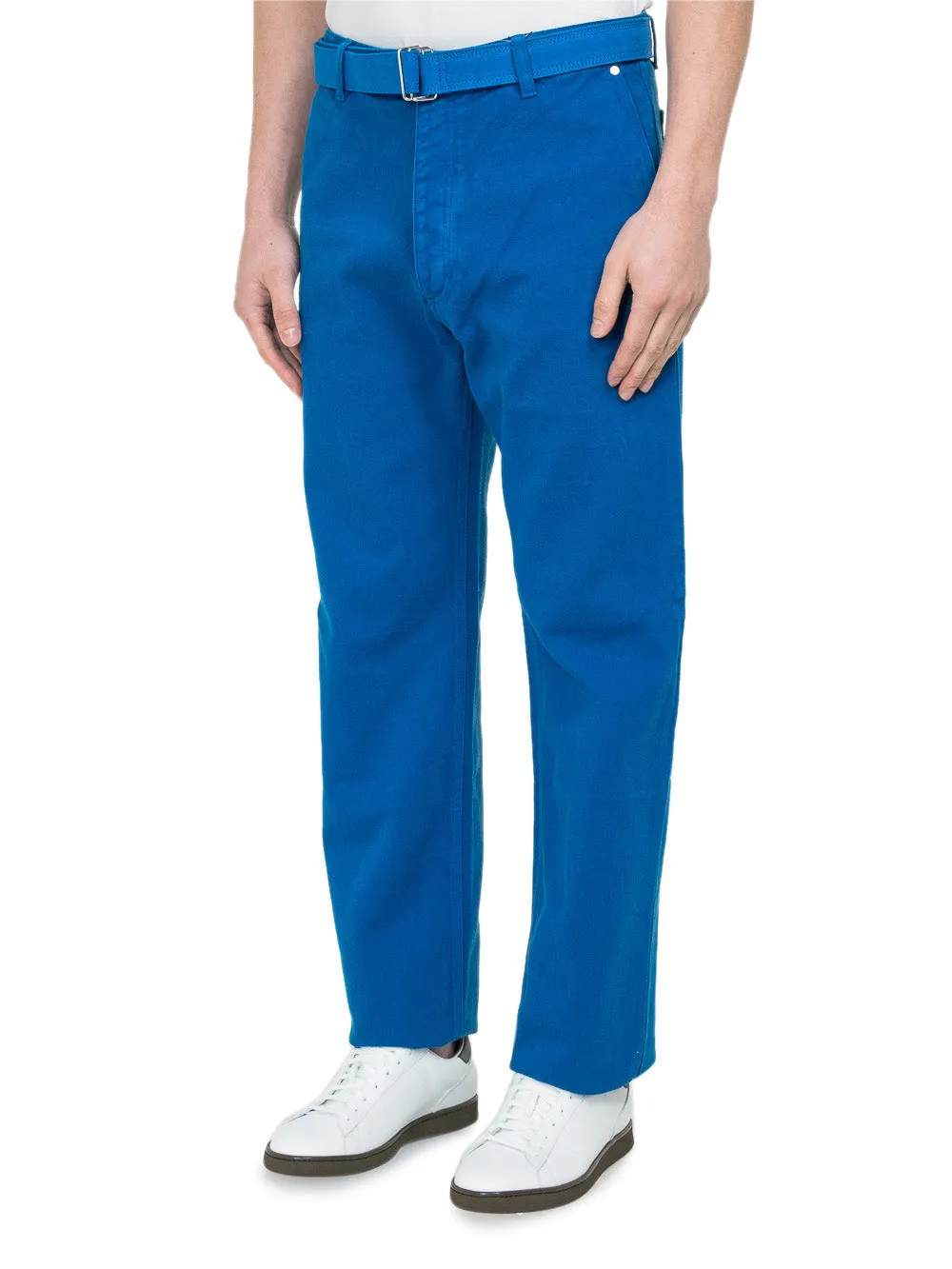 AMI Belted Loose-Fit Jeans