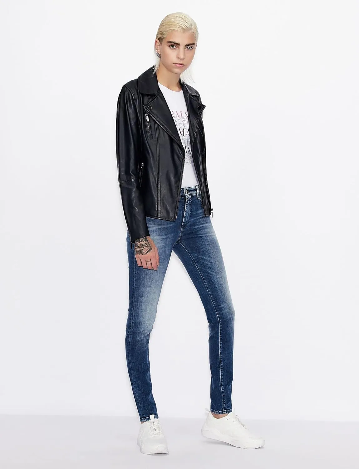 Armani Exchange Women's Classic Denim Skinny Jeans