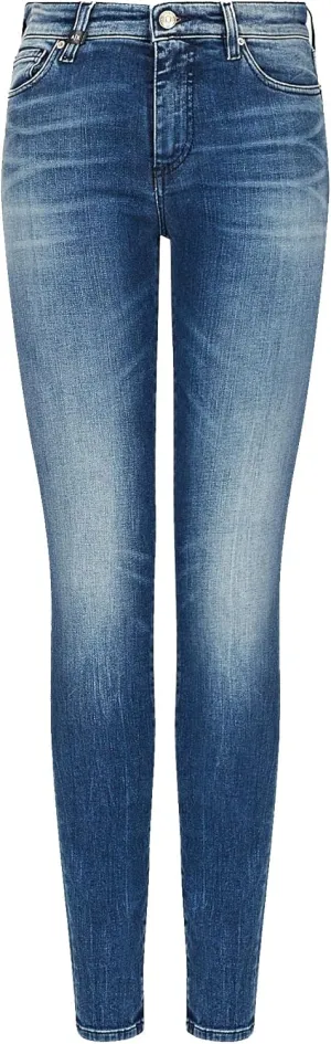 Armani Exchange Women's Classic Denim Skinny Jeans
