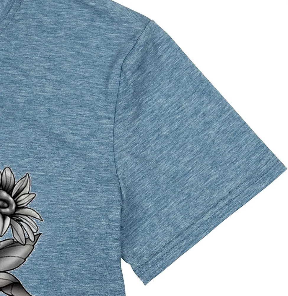 Bealatt Women's Sunflower Graphic Shirts Sunflower Pattern Print Tank Tops Casual Sleeveless Summer Tops Holiday Tee Shirt