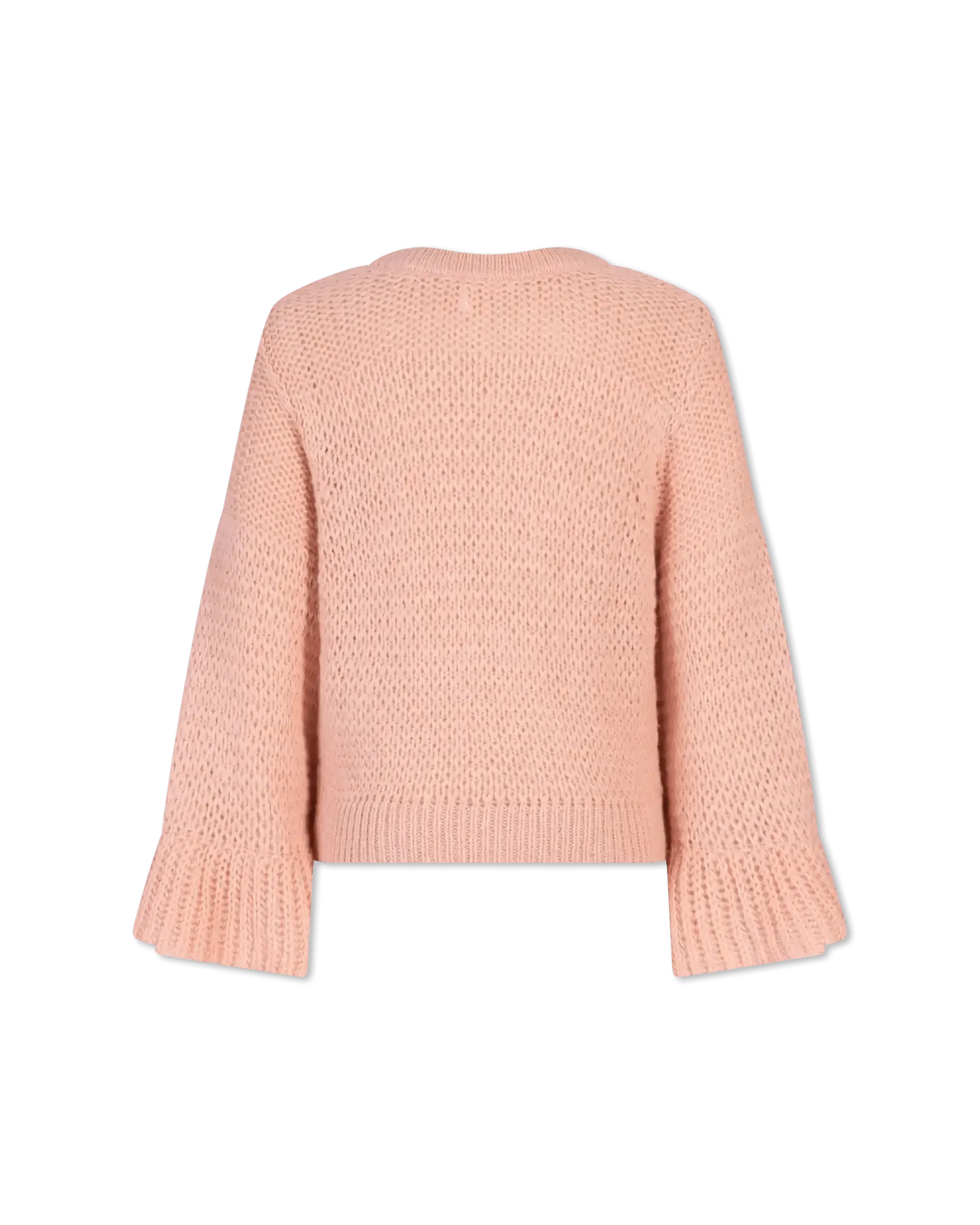Bell Sleeved Cropped Sweater