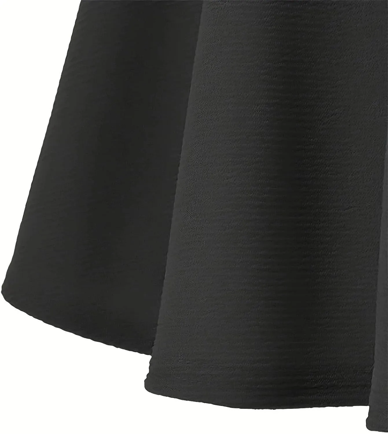 Black Women Pleated Skirts Summer High Waist Zipper Dancing Mini BlackStudent