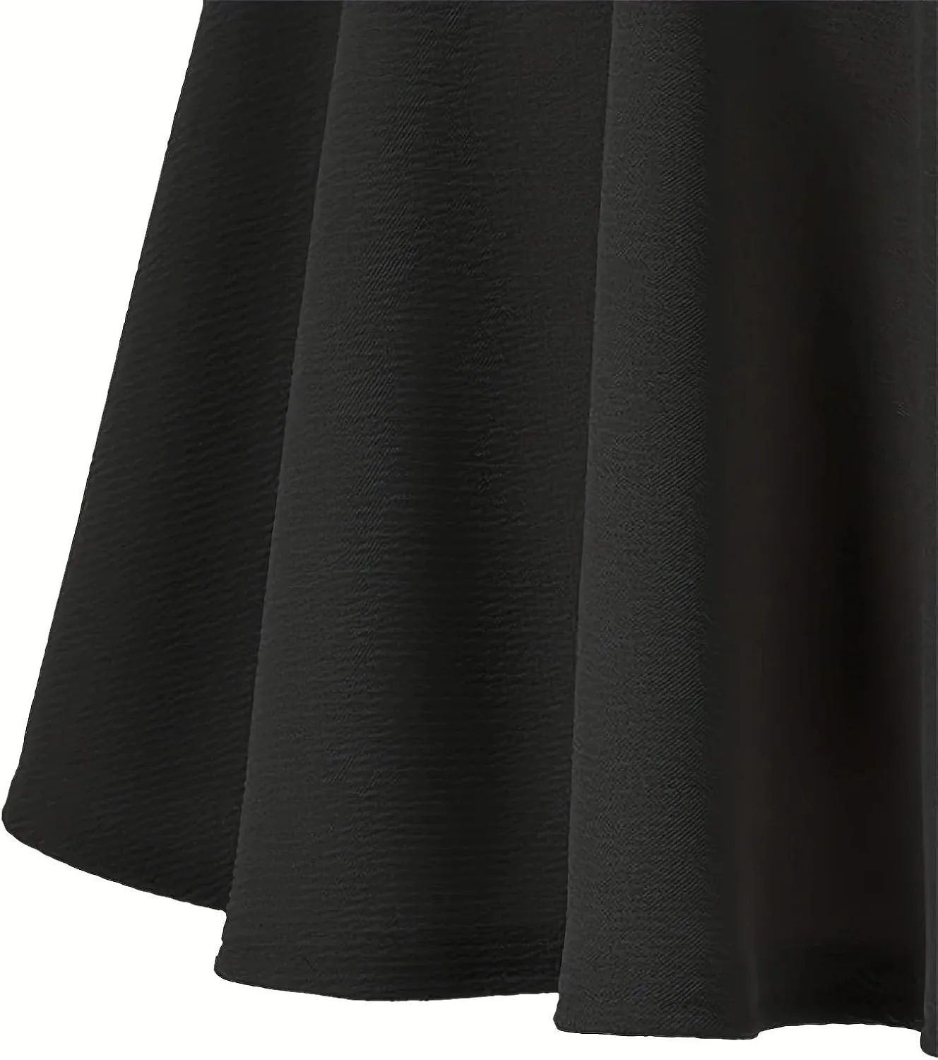 Black Women Pleated Skirts Summer High Waist Zipper Dancing Mini BlackStudent