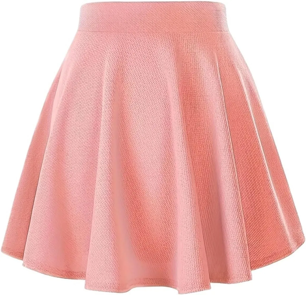 Black Women Pleated Skirts Summer High Waist Zipper Dancing Mini