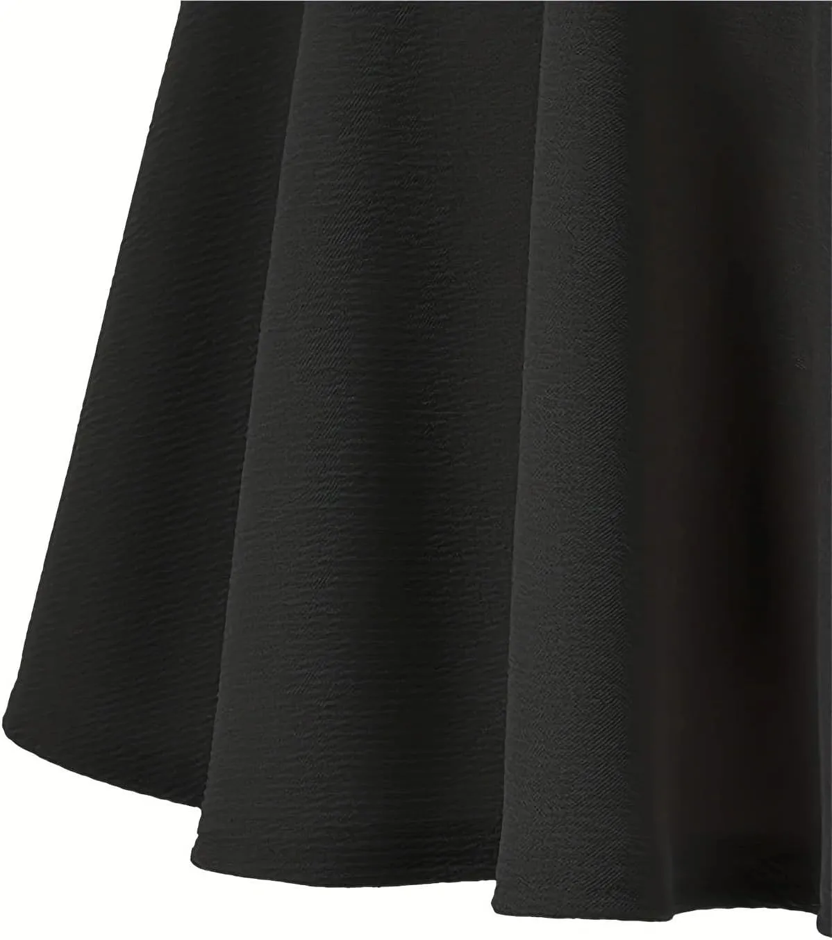 Black Women Pleated Skirts Summer High Waist Zipper Dancing Mini