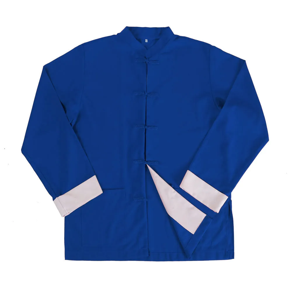 Blue Chinese Kung Fu Tang Suit Jacket