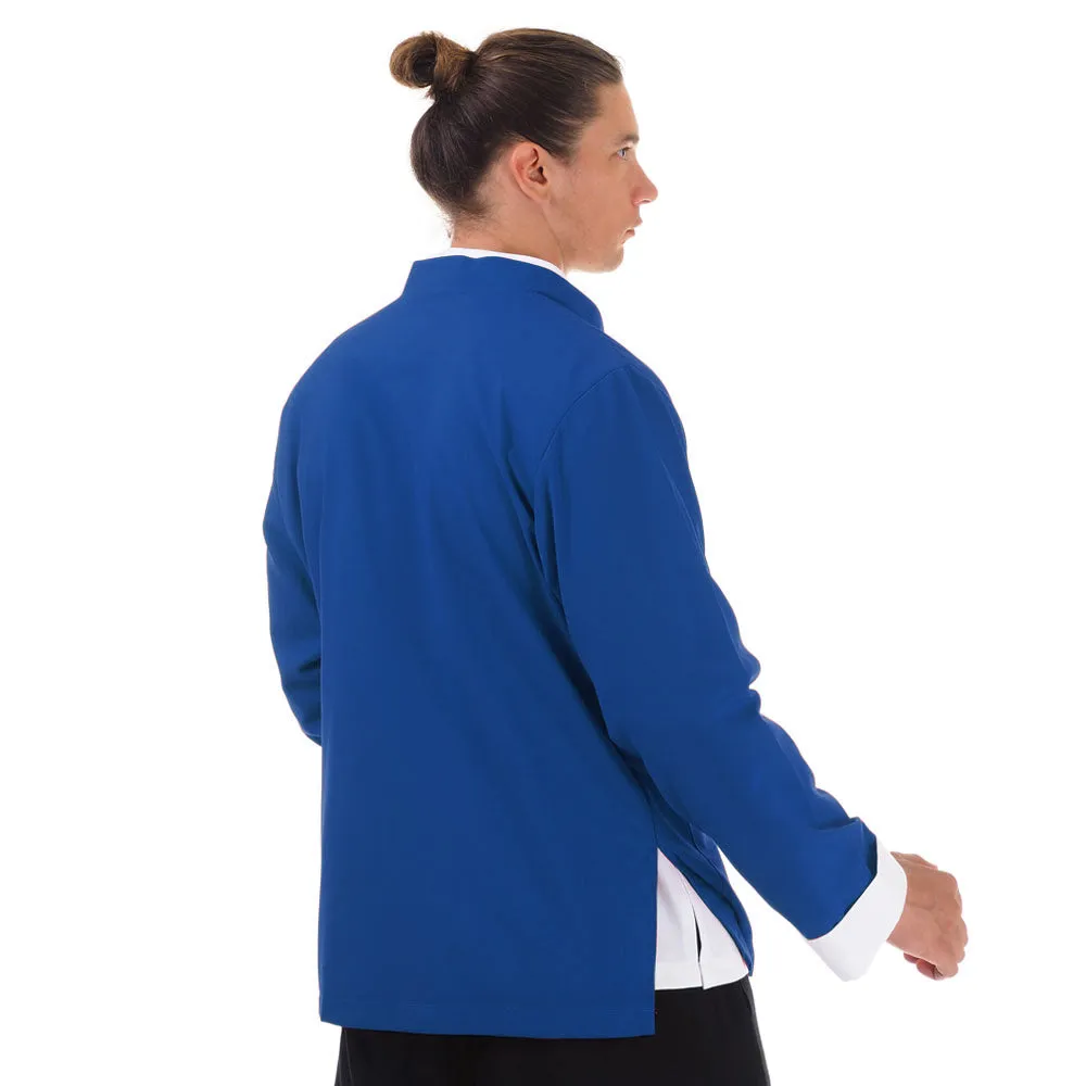 Blue Chinese Kung Fu Tang Suit Jacket
