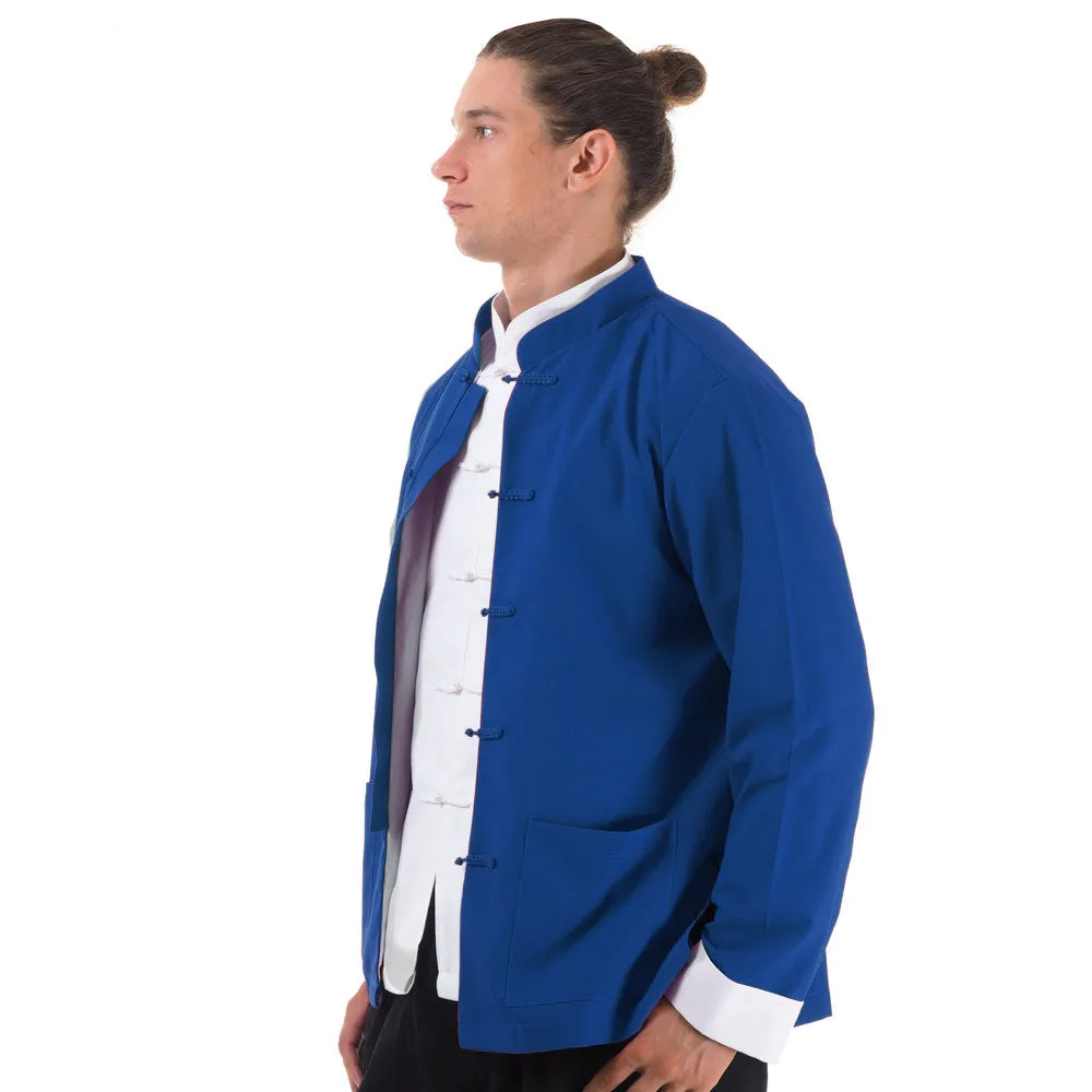 Blue Chinese Kung Fu Tang Suit Jacket