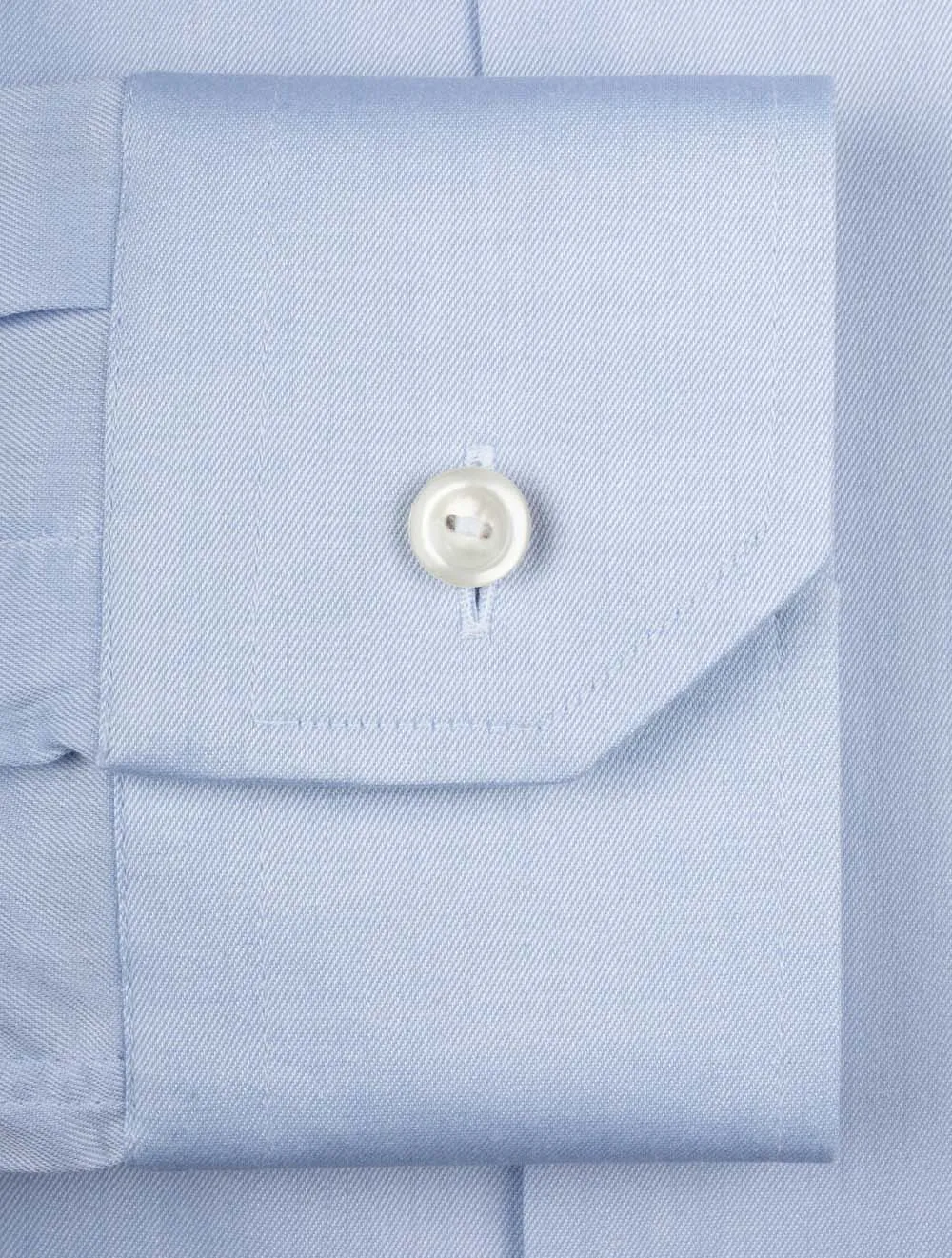 Business Slim Shirt Plain Blue