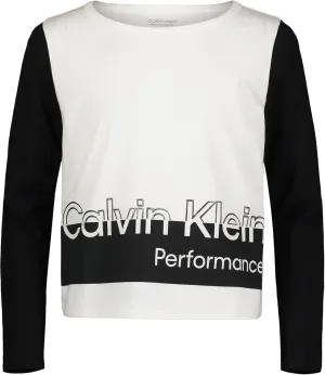 Calvin Klein Girls' Performance Long Sleeve Sport T-Shirt