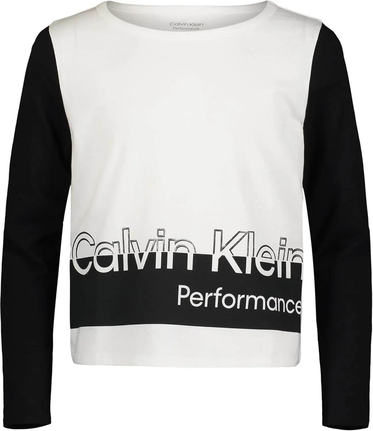 Calvin Klein Girls' Performance Long Sleeve Sport T-Shirt