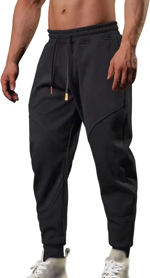 Cargo Pants for Men Relaxed Fit Mens Cargo Pants Fleece Lined with Pockets Cargo Pants for Men Lightweight Sweatpants