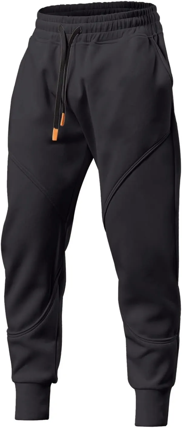 Cargo Pants for Men Relaxed Fit Mens Cargo Pants Fleece Lined with Pockets Cargo Pants for Men Lightweight Sweatpants