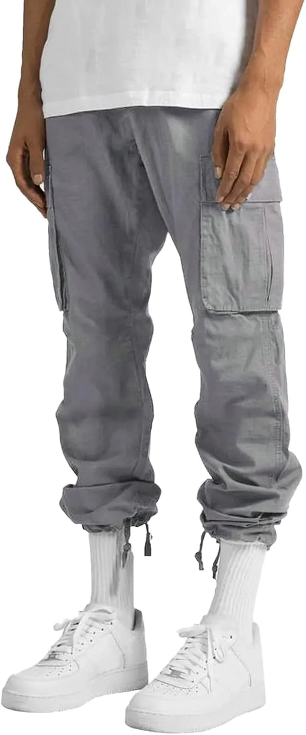 Cargo Pants for Men Relaxed Fit Slim Striped Workout Casual Tapered Sweatpants Men's Pants Casual Cargo Men's Jogger