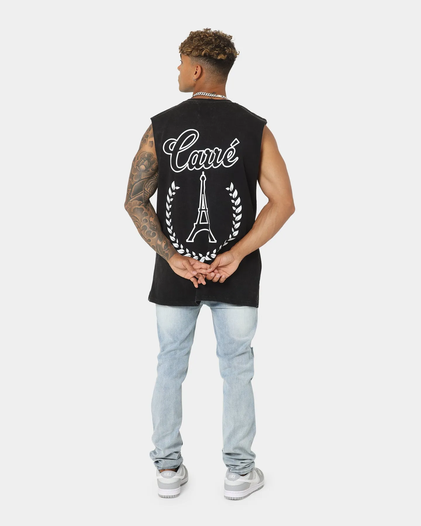 Carre Royal Muscle T-Shirt Washed Black