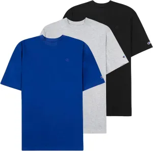 Champion Big and Tall Shirts for Men – 3 Pk 100% Cotton Men Big and Tall T-Shirt