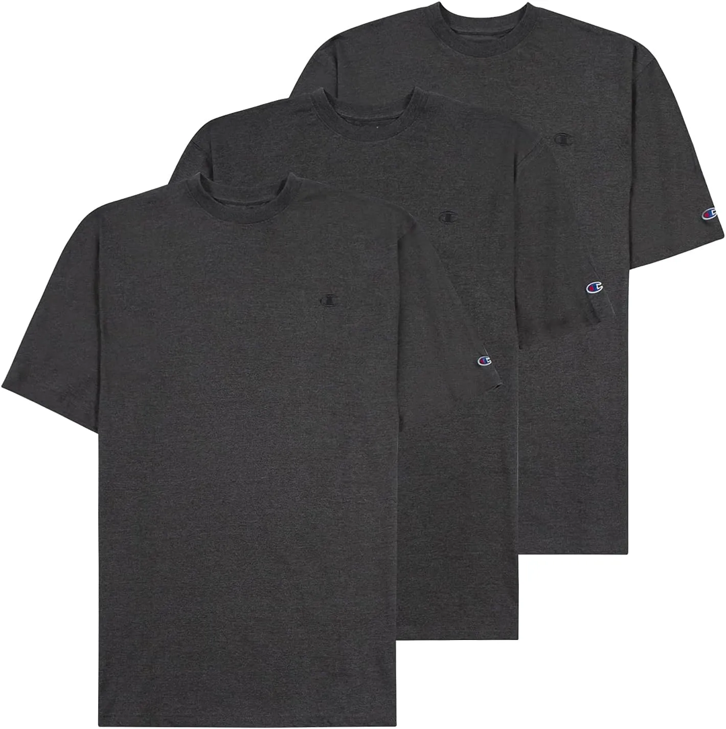 Champion Big and Tall Shirts for Men – 3 Pk 100% Cotton Men Big and Tall T-Shirt