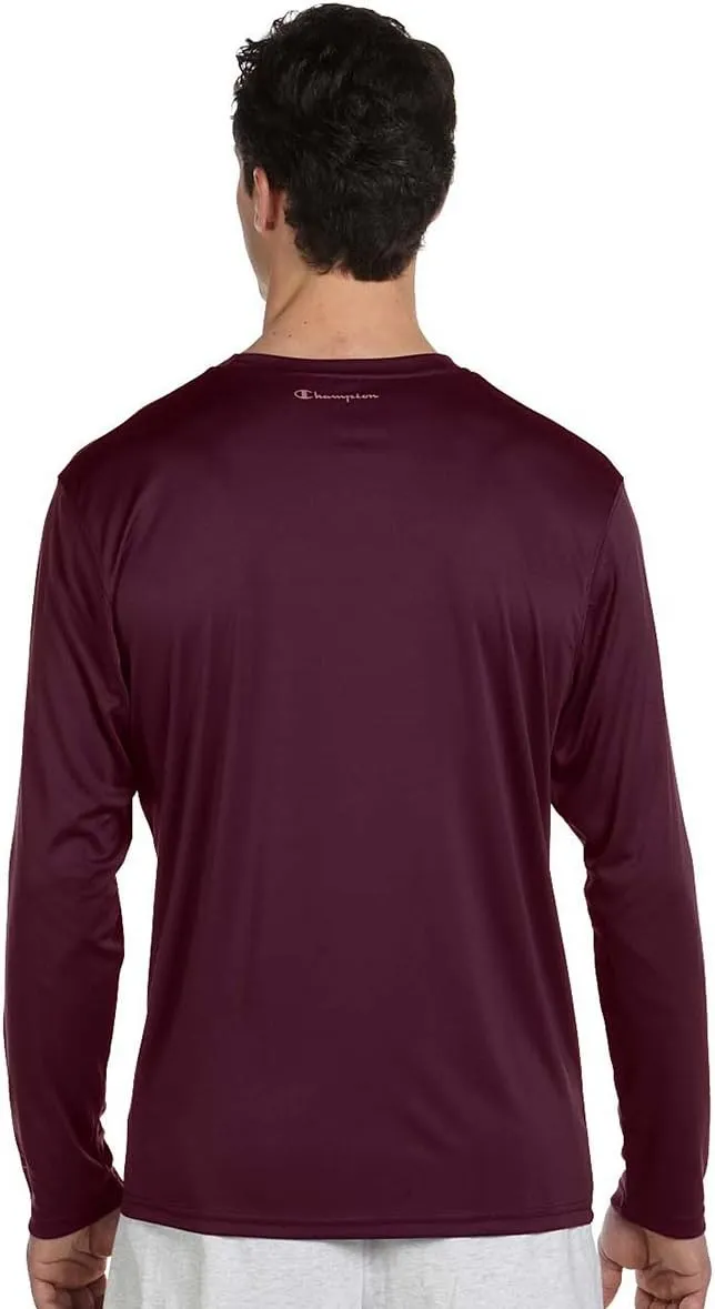 Champion Men's Long-Sleeve Double-Dry Performance T-Shirt