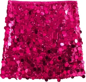 Chic Women's Mini Skirts -Women's Pleated Mini Skirts with Shorts Underneath More for Every Occasion Rose Red