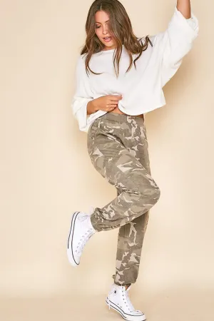 Command Attention Camouflage Jogger Sweatpants