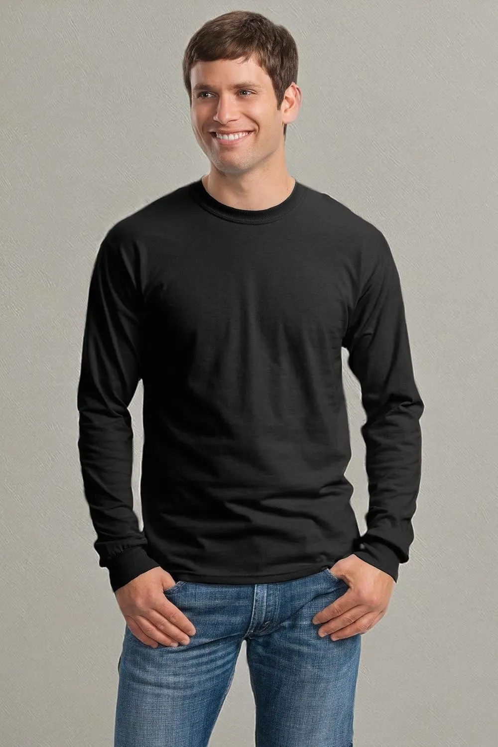 Cotton 6 oz. Long-Sleeve T-Shirt (G240)