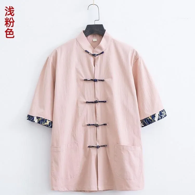 Cotton fabric, Chinese traditional Tang suit shirt