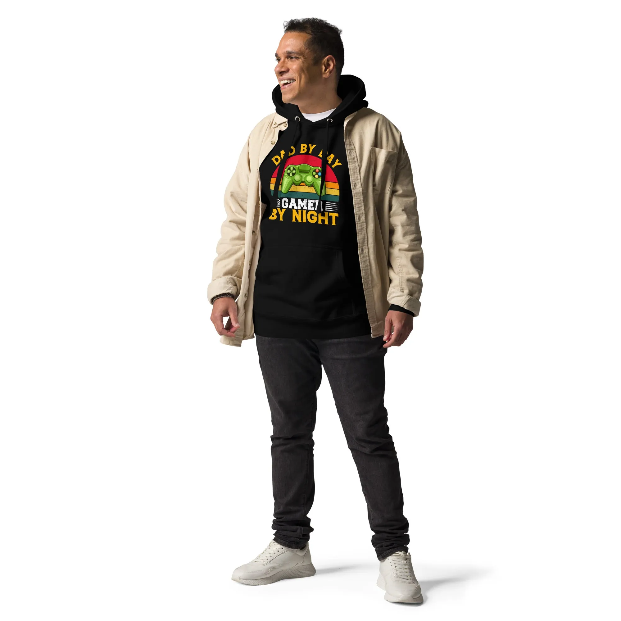 Dad by Day, Gamer by Night Unisex Hoodie