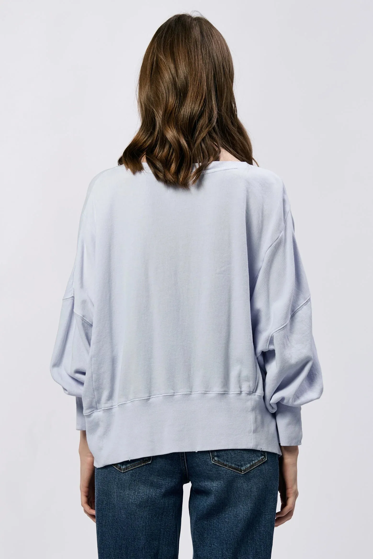 Dear John Trenton Crew Neck Long Sleeve Sweatshirt Skyway