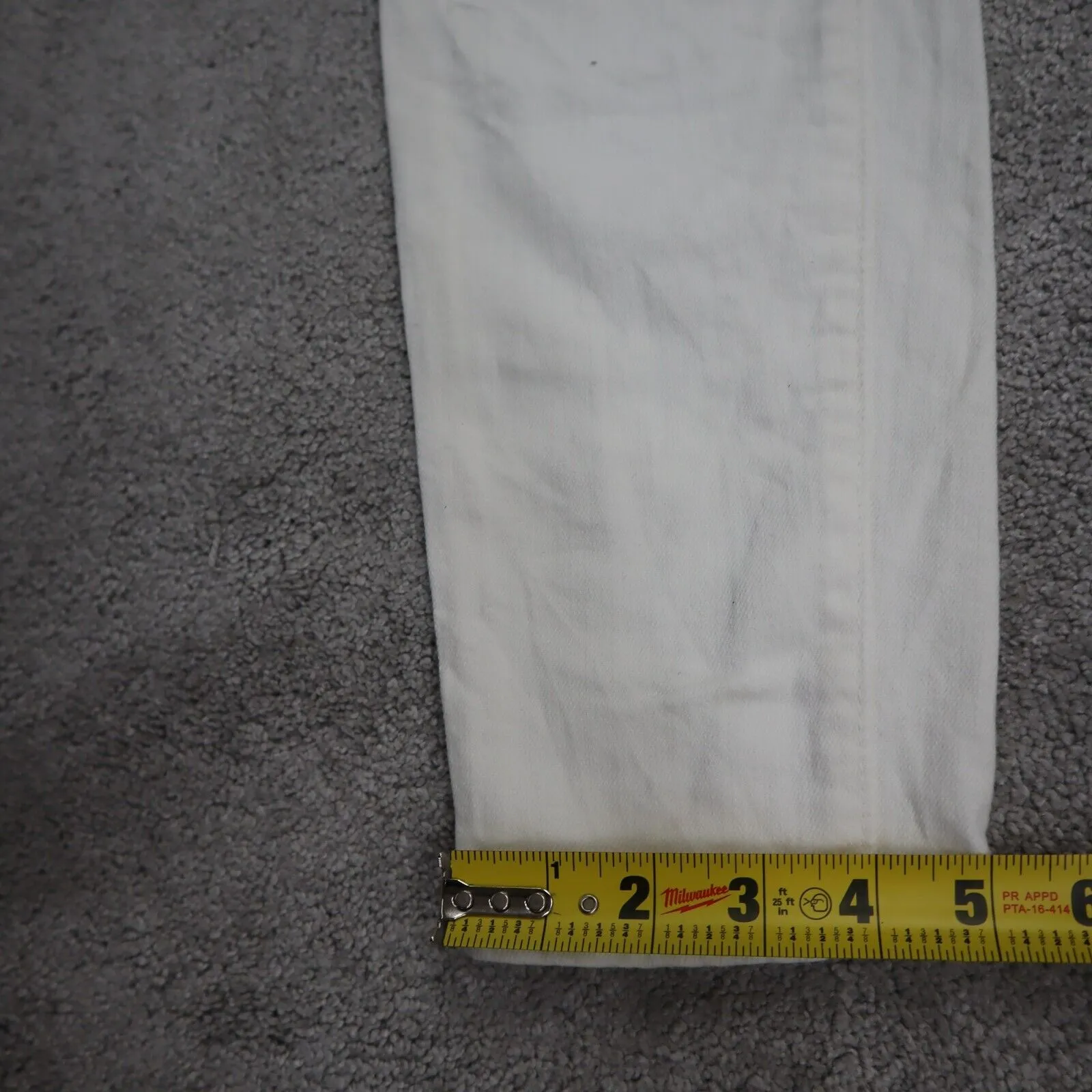 Denizen From Levis Women Jegging Jeans Mid Rise Five Pockets White Size Medium 5
