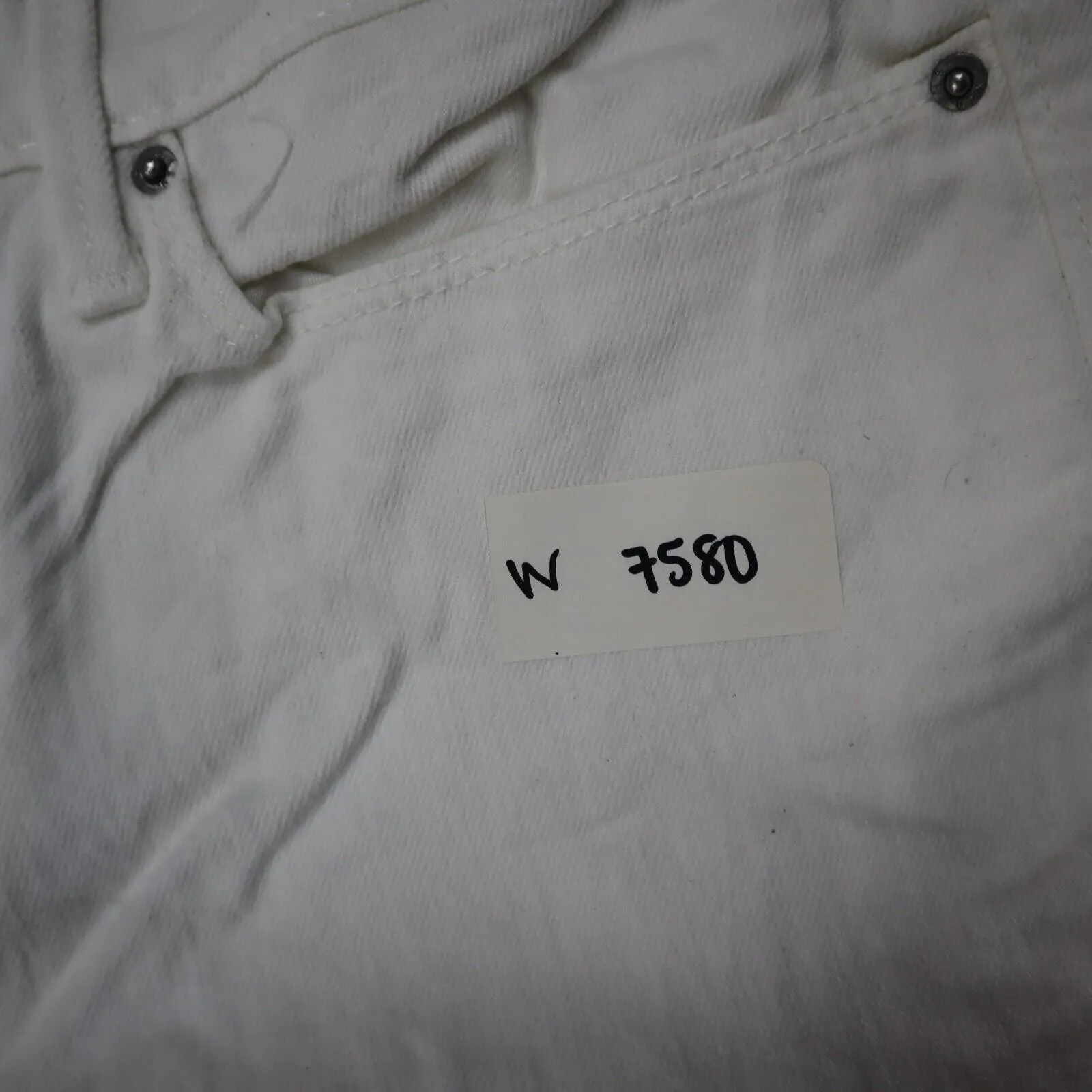 Denizen From Levis Women Jegging Jeans Mid Rise Five Pockets White Size Medium 5
