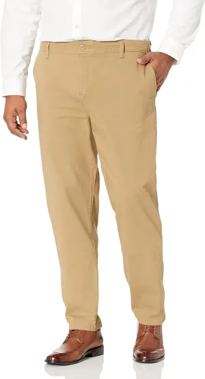 Dockers Men's Straight Fit Ultimate Chino with Smart 360 Flex (Regular and Big & Tall), New British Khaki-Tapered, 46W x 30L