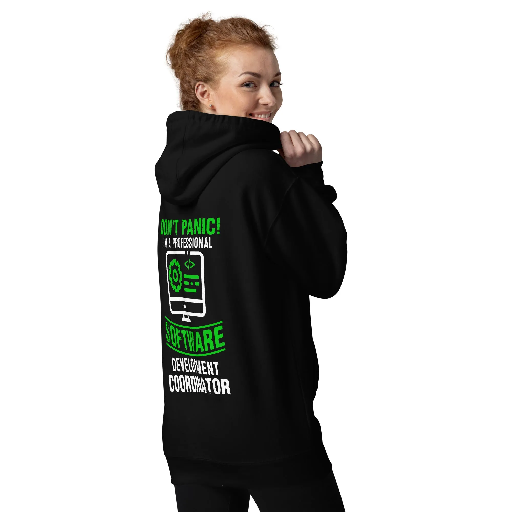 Don't Panic, I am a Professional - Unisex Hoodie  ( Back Print )