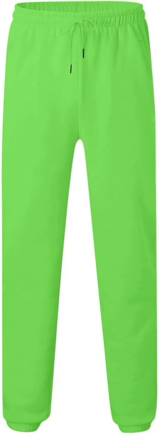 Drawstring Joggers for Men Baggy Comfy Cotton Jogger Pants Casual Stretch Lightweight Outdoor Workout Pants w/Pockets