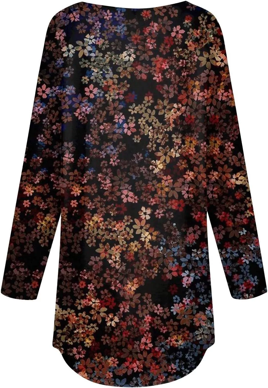 Fall Tops for Women Long Sleeve Round Neck Shirts Basic Tee Casual Top Fall Trendy Tunic Outfits Fitted T Shirts