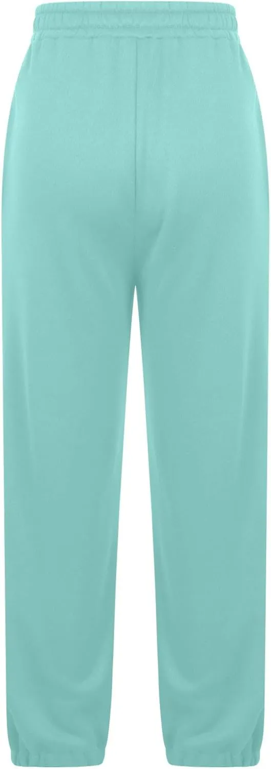 Fleece Sweatpants for Women Drawstring High Waisted Joggers Pants Baggy Comfy Soft Workout Lounge Trouser W/Pockets