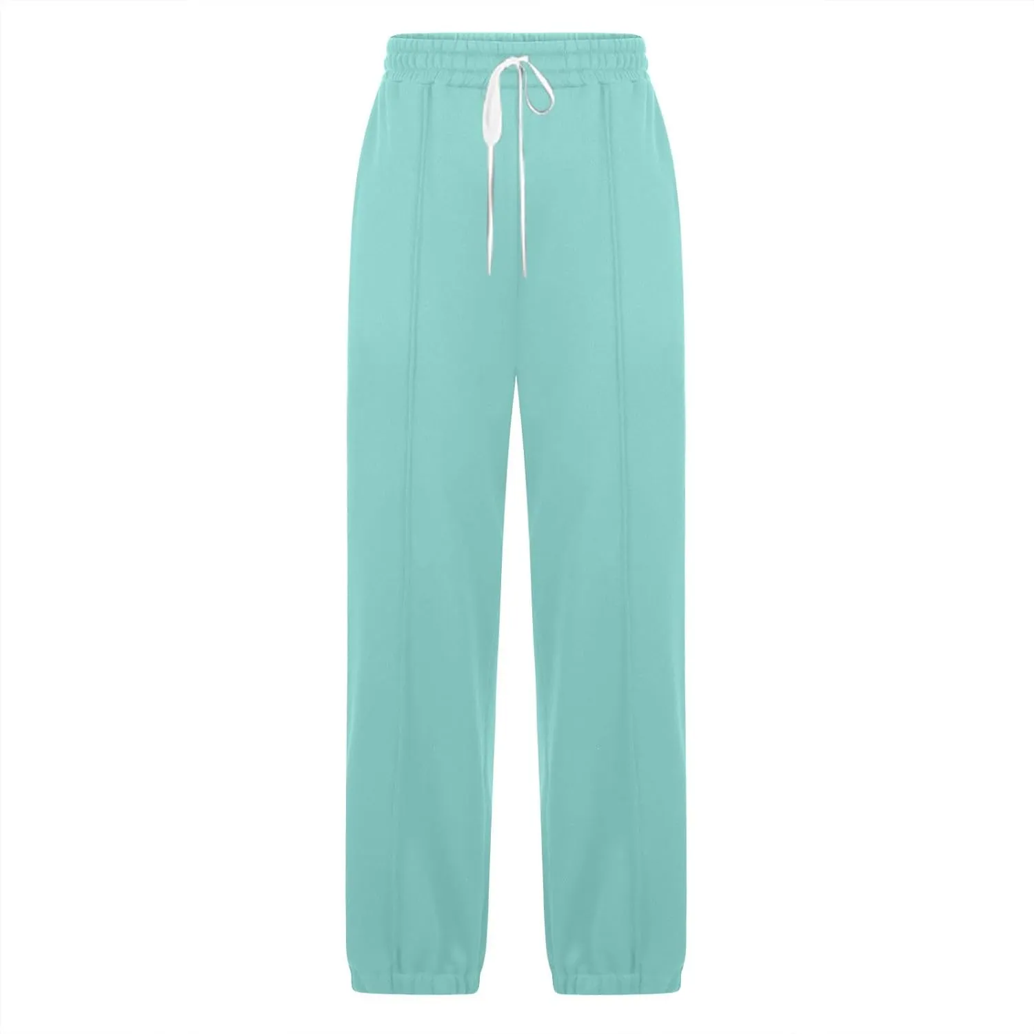 Fleece Sweatpants for Women Drawstring High Waisted Joggers Pants Baggy Comfy Soft Workout Lounge Trouser W/Pockets
