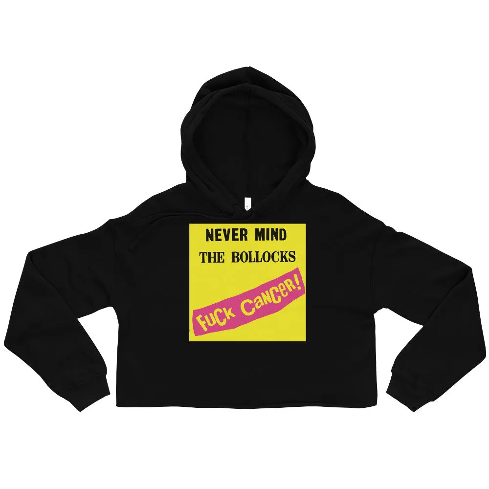 FUCK CANCER Crop Hoodie