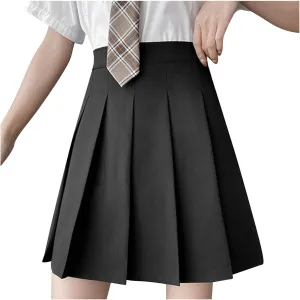 FZYLQY 2025 Womens Girls Pleated Tennis Skirts High Waisted A-line Skirt School Uniform Athletic Golf Skorts with Shorts