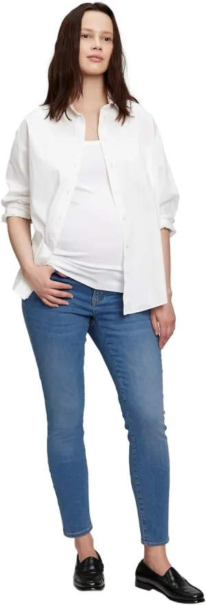 GAP Women's Maternity Inset Panel Skinny Jeans