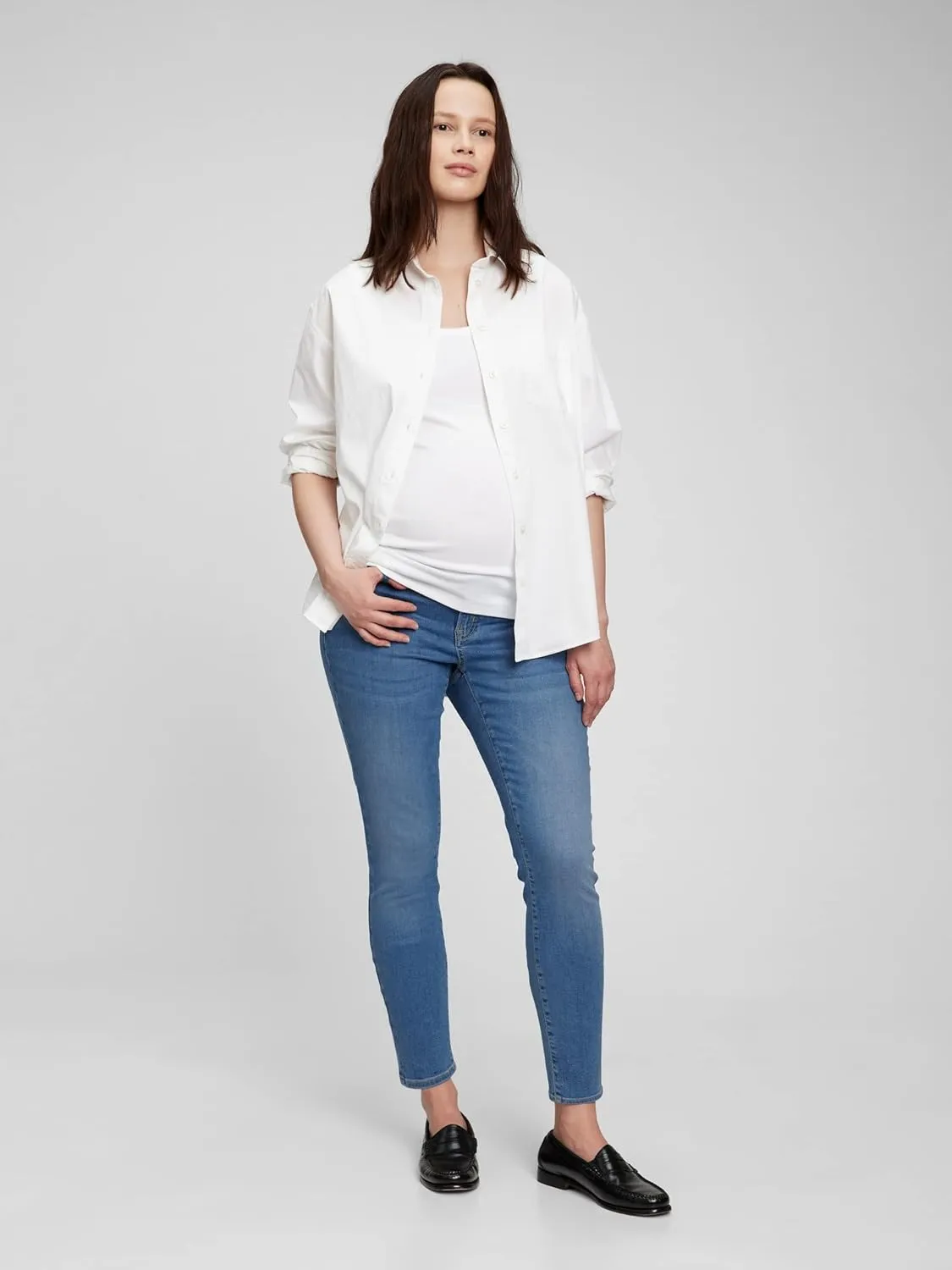 GAP Women's Maternity Inset Panel Skinny Jeans