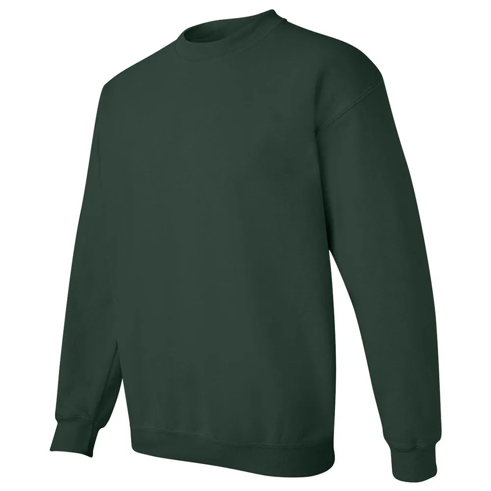 Gildan Men's Sweatshirt 1800 Long Sleeve Heavy Blend Crew Neck Casual Pullover
