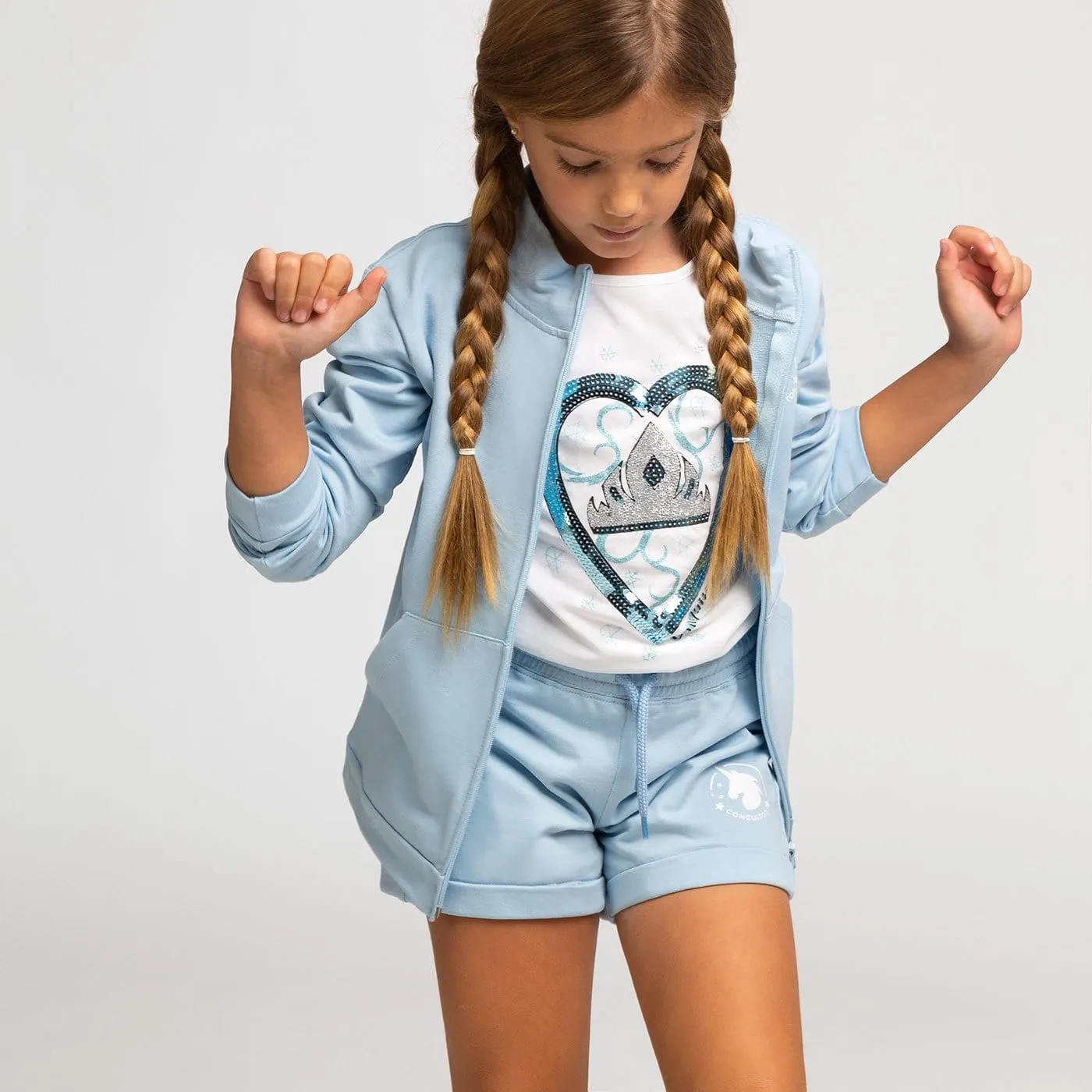 Girl's Light Blue Sport Jacket